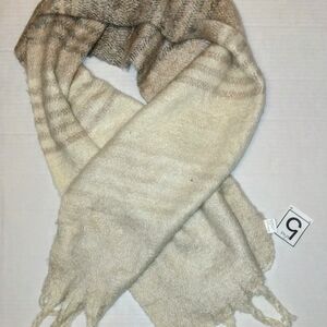 Beige and Cream Scarf